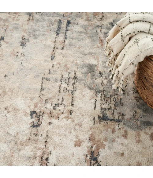 Nourison Quarry Beige Grey QUA01 4 ft. X Square Rug