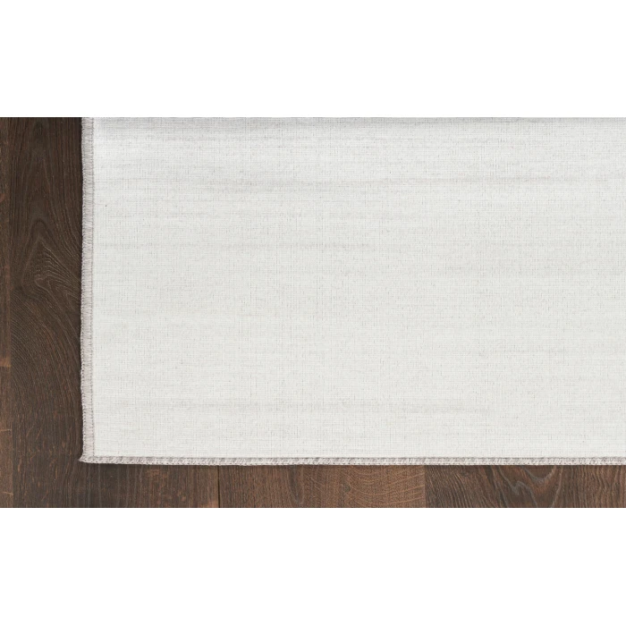 Nourison Washable Essentials Ivory Grey WAE01 9 ft. 2 in. X 12 ft. Rectangle Rug