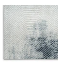 Nourison Dekor Grey Navy DEK04 2 ft. X 4 ft. Rect. Rug