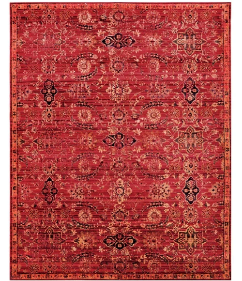 Nourison Home Timeless Red TML07 7ft.9in. x 9ft.9in. Rect. Rug