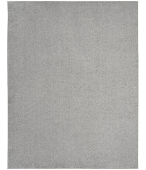 Nourison Nourison Essentials Silver Grey Area Rug NRE01 Silver Grey 10' x 14'