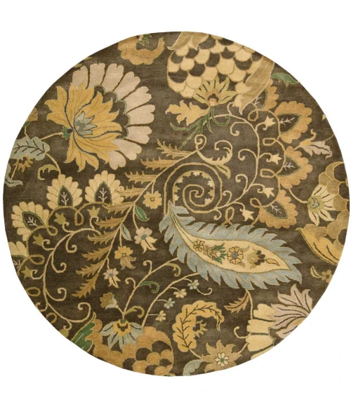 Nourison Home Jaipur Gold JA55 6ft. x Round Round Rug