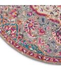 Nourison Passion Round Area Rug PSN22-Grey/Multi