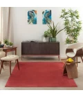 Nourison Essentials Brick Red Area Rug NRE01-Brick Red