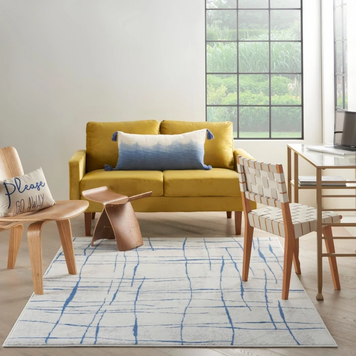 Nourison Whimsicle Area Rug WHS09-Ivory Blue