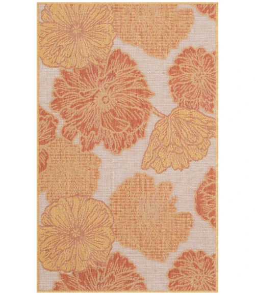 Nourison Garden Oasis Coral GOA04 3 ft. X 5 ft. Rectangle Rug