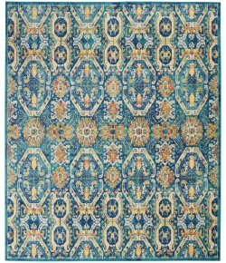 Nourison Home Allur ALR05 Blue Multicolor 7 ft. 10 in. X 9 ft. 10 in. Area Rug