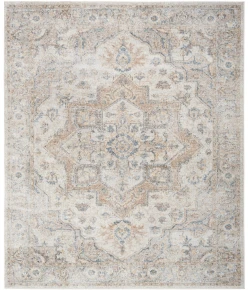 Nourison Home Astra Machine Washable ASW12 Silver Grey 7 ft. 10 in. X 10 ft. Area Rug