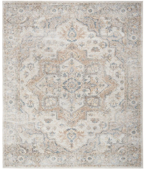 Nourison Astra Machine Washable Area Rug ASW12 Silver Grey