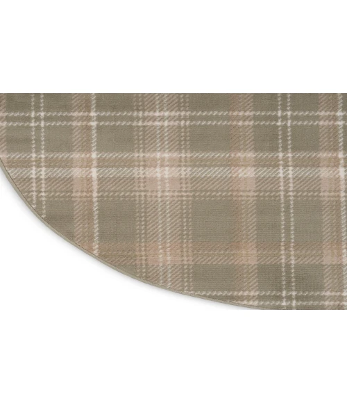 Nourison Grafix Olive GRF03 5 ft. 3 in. Round Rug