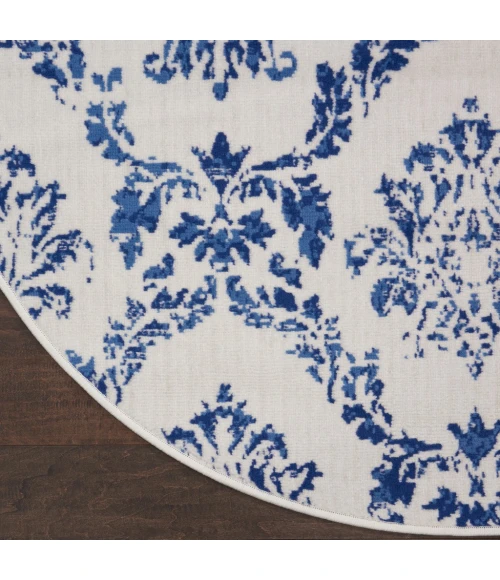 Nourison Whimsicle Area Rug WHS01-Ivory Navy