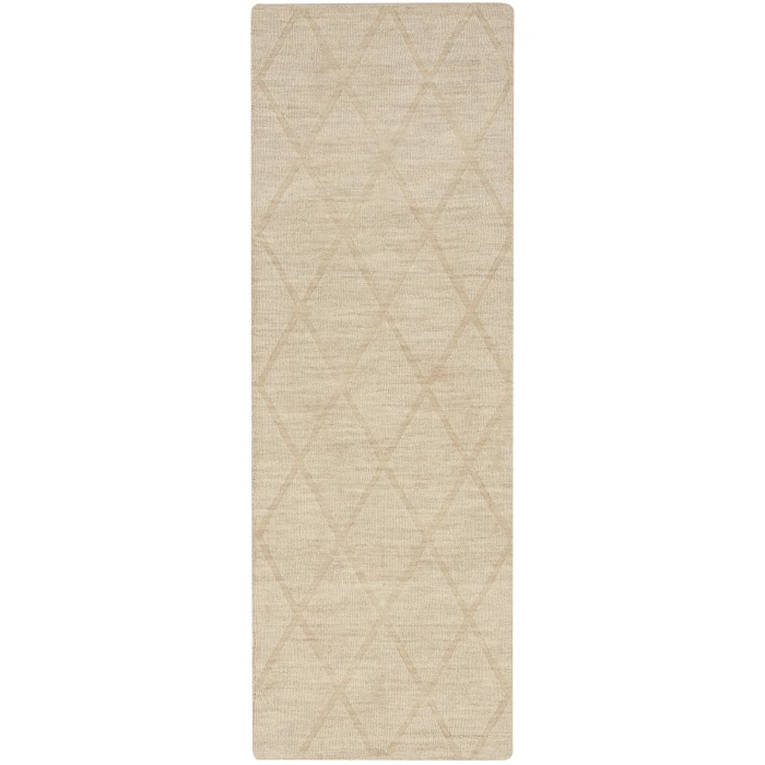 Nourison Wool Haven Beige WOH01 2 ft. X 6 ft. Rect. Rug