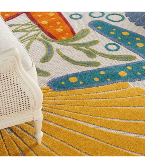 Nourison Aloha Area Rug ALH24 Multicolor 12' x 15'