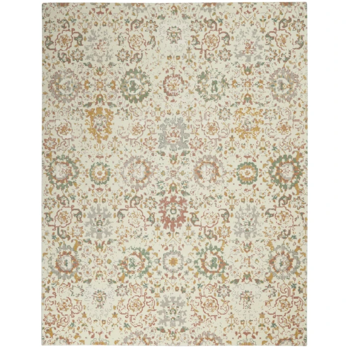 Nourison Twilight Area Rug TWI13 Ivory/Multi 9'9" x 13'9"