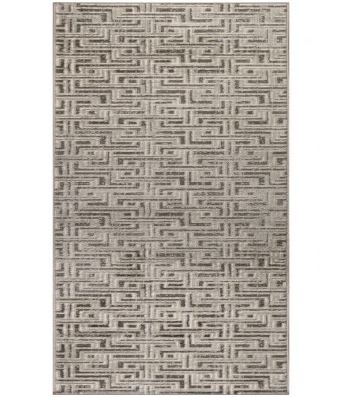Nourison Serenity Home Grey Ivory SRH04 2 ft. 2 in. X 7 ft. 6 in. Rectangle Rug