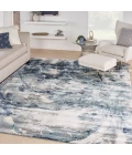 Kathy Ireland American Manor Area Rug AMR03 Blue/Ivory 9' x 12'