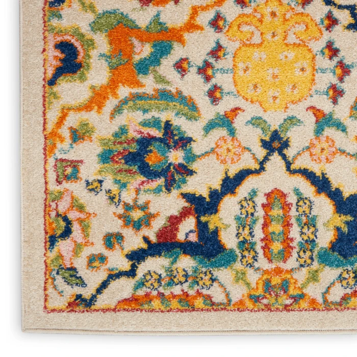 Nourison Allur Area Rug ALR03 Ivory Multicolor