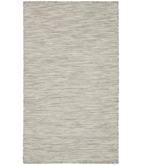 Nourison Positano Area Rug POS01 Light Grey 3' x 5'