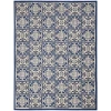 Nourison Home Aloha ALH34 Blue 7 ft. X 10 ft. Area Rug