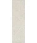 DKNY Pure Patterns Ivory Grey PRN01 8 ft. Rect. Rug
