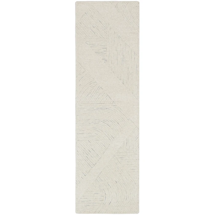 DKNY Pure Patterns Ivory Grey PRN01 8 ft. Rect. Rug