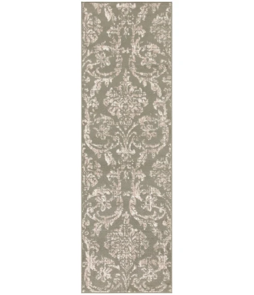 Nourison Jubilant Olive JUB09 2 ft. X 6 ft. Rect. Rug