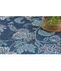 Nourison Garden Oasis Navy GOA03 4 ft. X 6 ft. Rectangle Rug
