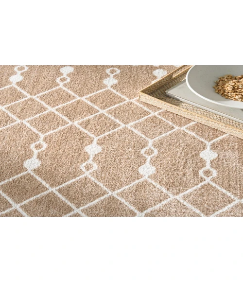 Nourison Astra Machine Washable Taupe ASW10 9 ft. X 12 ft. Rectangle Rug