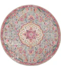 Nourison Passion Round Area Rug PSN22-Grey/Multi