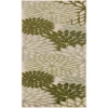 Nourison Home Aloha ALH05 Ivory Green 2 ft. X 6 ft. Area Rug