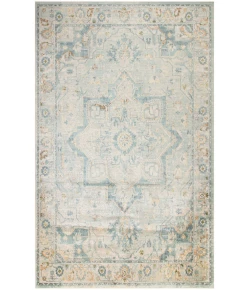 Nourison Home Astra Machine Washable ASW12 Light Blue 6 ft. 7 in. X 9 ft. Area Rug