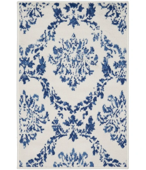 Nourison Whimsicle Area Rug WHS01-Ivory Navy