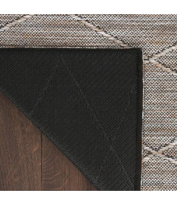 Nourison Home Washable Solutions WSL01 Grey/Mocha 7 ft. X 10 ft. Area Rug