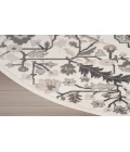 Nourison Elation Ivory Grey ETN09 7’10” Round Rug