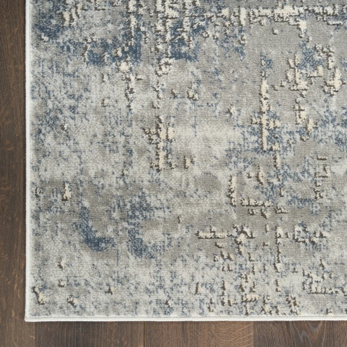 Nourison Quarry Dark Grey QUA17 6 ft. X 9 ft. Rect. Rug