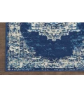 Nourison Grafix Navy Blue GRF14 2 ft. X 6 ft. Rectangle Rug