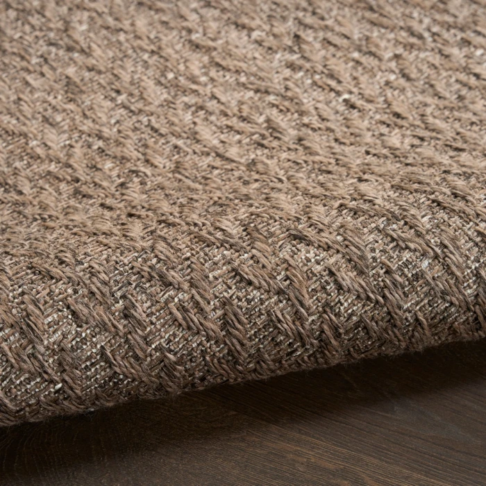 Nourison Tulum Brown TLM02 4 ft. X 6 ft. Rect. Rug