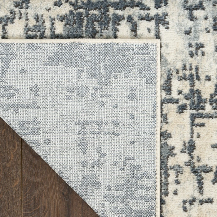 Nourison Quarry Ivory Grey QUA17 4 ft. X 6 ft. Rect. Rug