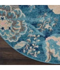 Nourison Tranquil Round Area Rug TRA02-Turquoise