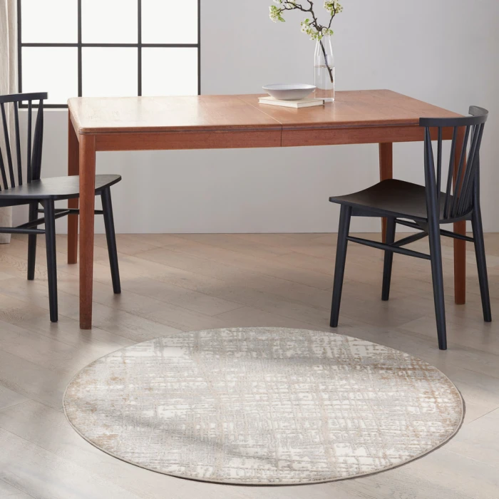 Calvin Klein Rush Area Rug CK950 Ivory/Taupe