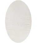 Nourison Versatile Ivory White NRV01 8 ft. Round Rug