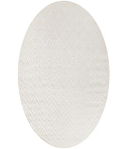 Nourison Home Versatile NRV01 Ivory White 8 ft. Round Area Rug