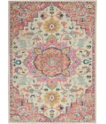 Nourison Passion Area Rug PSN25-Ivory/Pink