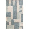 Nourison Home Astra Machine Washable ASW09 Blue Ivory 2 ft. 2 in. X 4 ft. Area Rug