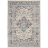 Nourison Home Vintage Kashan VKA07 Ivory Blue 4 ft. X 6 ft. Area Rug