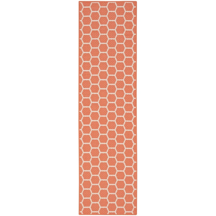 Nourison Twist Reversible Coral TWS01 8 ft. Rect. Rug