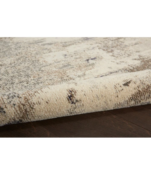 Nourison Celestial Round Area Rug CES02-Ivory/Grey