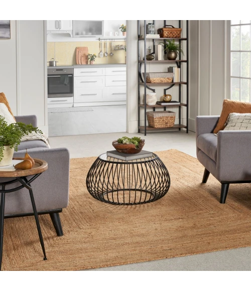 Nourison Natural Jute Natural NJT03 6 ft. X 9 ft. Rect. Rug