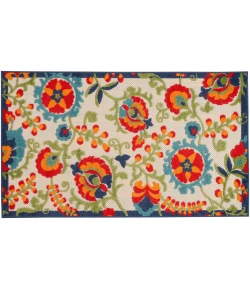 Nourison Home Aloha ALH17 Multicolor 3 ft. X 5 ft. Area Rug