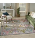 Nourison Home Vintage Harmony Pink VHH03 7ft.10in. x 9ft.10in. Rect. Rug